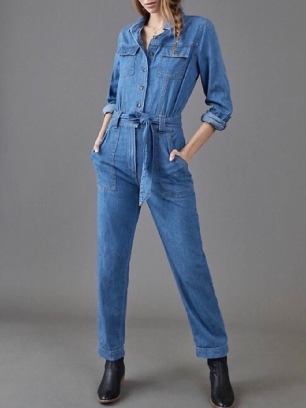 Pilcro by Anthropologie Denim Jumpsuit - Size S
